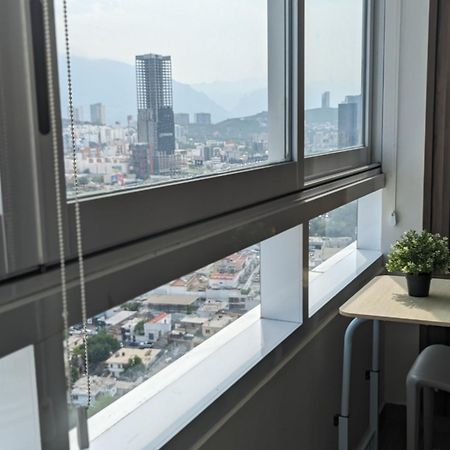 Stylish Panoramic Views City Loft Apartment Monterrey Bagian luar foto